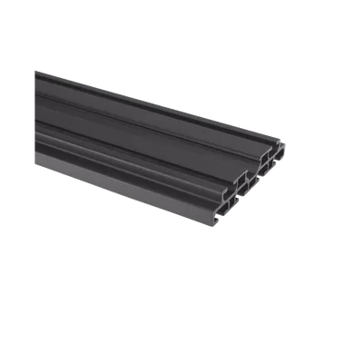 Riel de Aluminio para Videowall / Longitud 1000 mm (3.3 ft) / Altura 120 mm / Ancho 21 mm / Diseño Modular Extensible / Compatible Tornillos M8