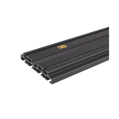 Riel de Aluminio para Videowall / Longitud 1000 mm (3.3 ft) / Altura 120 mm / Ancho 21 mm / Diseño Modular Extensible / Compatible Tornillos M8