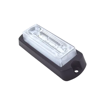 Luz Auxiliar Ultra Brillante / 8 LED Gen III Rojo/Azul / 25 Patrones / 10-30V DC / 4.72 x 1.83 x 0.94 pulgadas