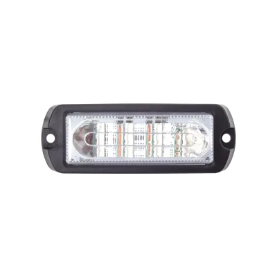 Luz Auxiliar Ultra Brillante / 8 LED Gen III Rojo/Azul / 25 Patrones / 10-30V DC / 4.72 x 1.83 x 0.94 pulgadas