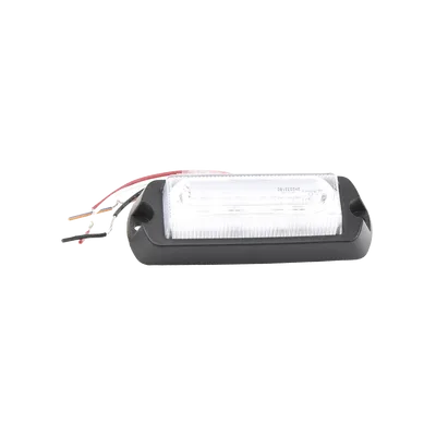 Luz Auxiliar Ultra Brillante / 8 LED Gen III Rojo/Azul / 25 Patrones / 10-30V DC / 4.72 x 1.83 x 0.94 pulgadas