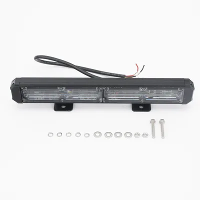 Barra de Luz de Advertencia / 2 Módulos de 6 LED Gen III / 10.8' (274 mm) / Rojo / 10-30 VCC / 180°
