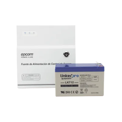 Fuente de Alimentación Regulada / Salida 11-15 VCC @ 5A / Entrada Universal 96-264 VCA / Batería de Respaldo 12V 7Ah / Temporizador 0-45 s
