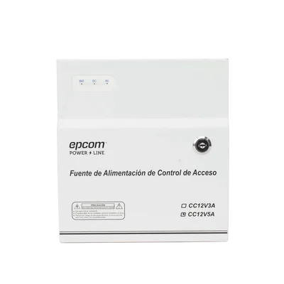 Fuente de Alimentación Regulada / Salida 11-15 VCC @ 5A / Entrada Universal 96-264 VCA / Batería de Respaldo 12V 7Ah / Temporizador 0-45 s