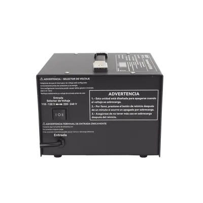 Convertidor de Voltaje / 2000 VA / 110 Vca / 220 Vca / Monofásico / Eficiencia ≤98%