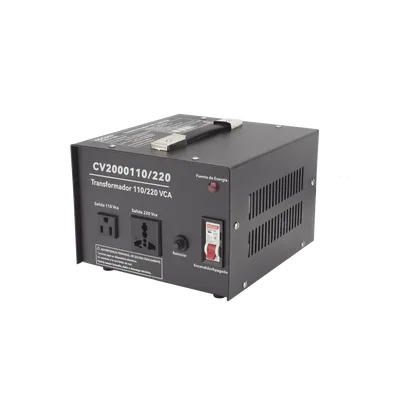 Convertidor de Voltaje / 2000 VA / 110 Vca / 220 Vca / Monofásico / Eficiencia ≤98%