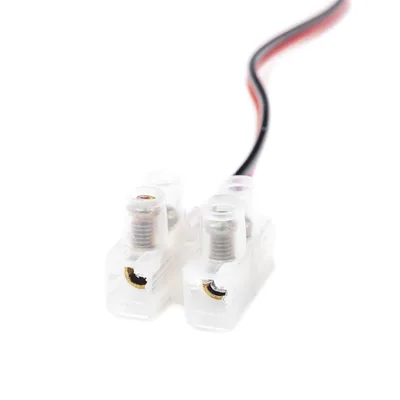Cable de Alimentación DC / Calibre 18 AWG / Conector DC Macho 5.5x2.1 mm / Bloque Terminal Atornillable / Longitud 28.5 cm