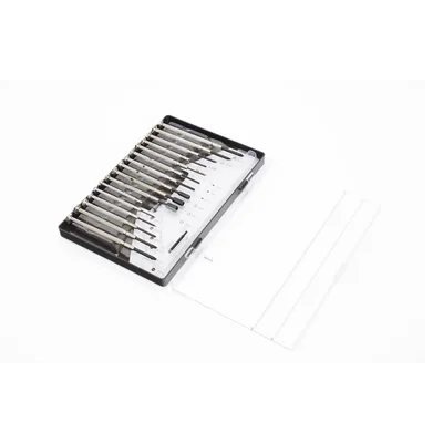 Juego de Desarmadores de Precisión / 16 Piezas / Métrico 1.0 a 5.0 mm / Estuche Rígido / Tipo Joyero-Relojero