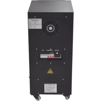 Regulador de Voltaje Industrial Trifásico 30 kVA/24 kW 220/110 V / Entrada 220 ±20% Vca / Estabilización de ±2%
