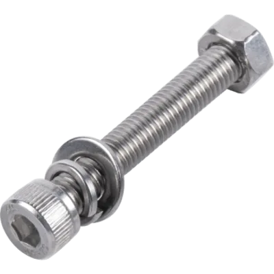 Tornillo de Acero Inoxidable / M8 x 60 mm / Montaje de Módulos Fotovoltaicos / Resistente a la Corrosión / Uso en Exteriores