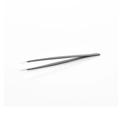 Pinzas Antiestáticas / Acero Inoxidable / Mango Esbelto / Punta Afilada / 14 cm (5.5 in) / 14 g / SMD y Semiconductores