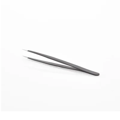 Pinzas Antiestáticas / Acero Inoxidable / Mango Esbelto / Punta Afilada / 14 cm (5.5 in) / 14 g / SMD y Semiconductores
