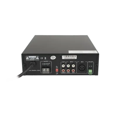 Amplificador Digital Mini MP3 / 240W / Bluetooth / FM Radio / Entrada XLR Phantom 48V / Salida 100V / 4-16 Ohms