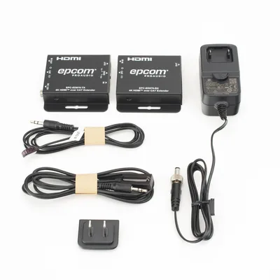Extensor HDMI / 4K 30 Hz a 40 m (131.2 ft) / 1080p a 70 m (229.7 ft) / Cat5e/Cat6 / PoC / HDMI Loop / IR Bidireccional