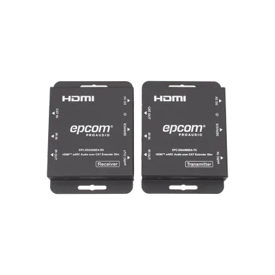 Extensor Audio HDMI eARC / 50 m (164 ft) / CAT5e/6 / Dolby Atmos / DTS-HD / IR Bidireccional / CEC Passthrough / Carcasa Metálica
