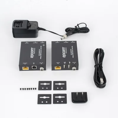Extensor HDMI con KVM / 4K2K@60Hz / 4:4:4 / 18 Gbps / 70 m (229.7 ft) / HDR / PoC Bidireccional / USB 1.1 / Audio 3.5mm