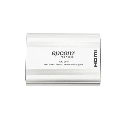 Tarjeta de Captura HDMI / 8K@60Hz / 4K2K@144Hz / USB 3.2 Gen 1 / Ancho de Banda 48 Gbps / Mezcla de Audio / Aluminio