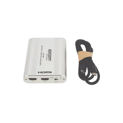 Tarjeta de Captura HDMI / 8K@60Hz / 4K2K@144Hz / USB 3.2 Gen 1 / Ancho de Banda 48 Gbps / Mezcla de Audio / Aluminio