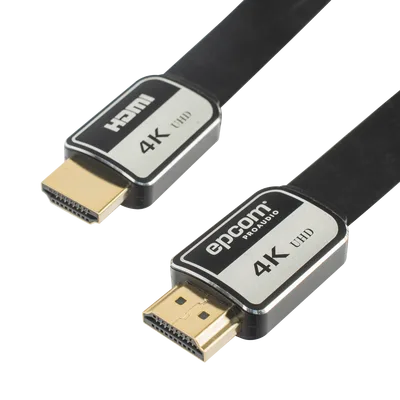 Cable HDMI / 1.8m (5.91 ft) / 4K@60Hz / 18Gbps / Versión 2.0 / Plano / 30AWG