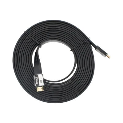 Cable HDMI / 5m (16.40 ft) / 4K@60Hz / 18Gbps / Plano / 30AWG / Conectores Oro