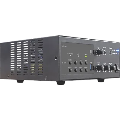 Amplificador Digital de Red / 240W / Salida 4-16Ω o 100V / Wi-Fi 2.4G / Bluetooth 5.0 / Entrada XLR Phantom 48V / USB FLAC-WAV