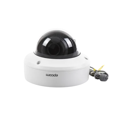 Domo TURBOHD 5 Megapixel / Lente Mot. 2.7 - 13.5 mm / 40 mts IR EXIR / TVI-AHD-CVI-CVBS / IK10 / IP67 / dWDR / 12 Vcc / 24 VCA