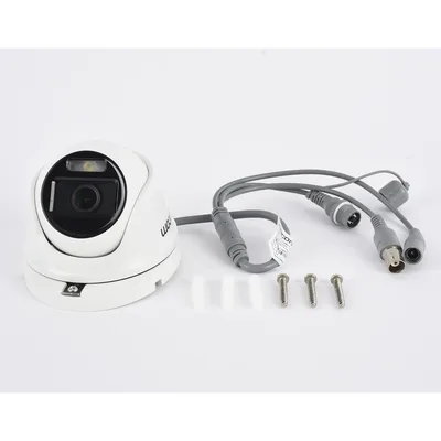 Cámara Turret TURBOHD / 2 Megapixel 1080p / Color 24/7 / Luz Blanca 20 m (65.6 ft) / Ángulo 105° / Audio Integrado / IP66 / 4 Tecnologías Seleccionables