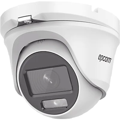 Cámara Eyeball TurboHD / 3K 2960x1665 / Lente 2.8 mm / ColorVu Luz Blanca 20 m (65.6 ft) / Audio por Coaxitron / IP66 / dWDR / 4 Tecnologías TVI-AHD-CVI-CVBS