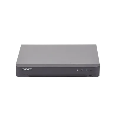 DVR 8 Canales TurboHD + 4 Canales IP / 5 Megapixel Lite / Acusense / Audio por Coaxitron / 1 Bahía de Disco Duro / Audio por Coaxitron / Evita Falsas Alarmas / Salida de Video en Full HD