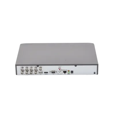 DVR 8 Canales TurboHD + 4 Canales IP / 5 Megapixel Lite / Acusense / Audio por Coaxitron / 1 Bahía de Disco Duro / Audio por Coaxitron / Evita Falsas Alarmas / Salida de Video en Full HD