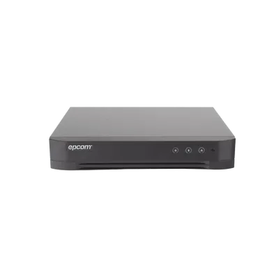 DVR Pentahíbrido / 4 Canales TURBOHD + 2 Canales IP / 5 Megapixel Lite / Audio Bidireccional Coaxitron / Reconocimiento Facial / AcuSense / 1 Bahía HDD 10 TB