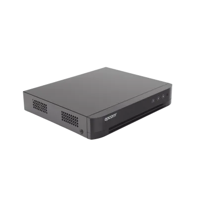 DVR Pentahíbrido / 16 Canales TURBOHD + 8 Canales IP / 5 Megapixel Lite / Audio Bidireccional por Coaxitron / ACUSENSE / 1 Bahía HDD 10 TB / Salida HDMI+VGA Full HD