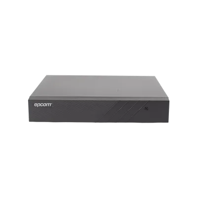 DVR Pentahíbrido / 16 Canales Totales / 8 TurboHD + 8 IP / 8 Megapixel (4K) / Audio Bidireccional Coaxitron / H.265+ / HDMI y VGA 4K