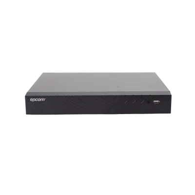 DVR Pentahíbrido / 32 Canales / 16 TURBOHD + 16 IP / 8 Megapixel (4K) / Audio Bidireccional / AcuSense / H.265+ / HDMI y VGA 4K