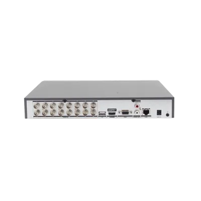 DVR Pentahíbrido / 32 Canales / 16 TURBOHD + 16 IP / 8 Megapixel (4K) / Audio Bidireccional / AcuSense / H.265+ / HDMI y VGA 4K