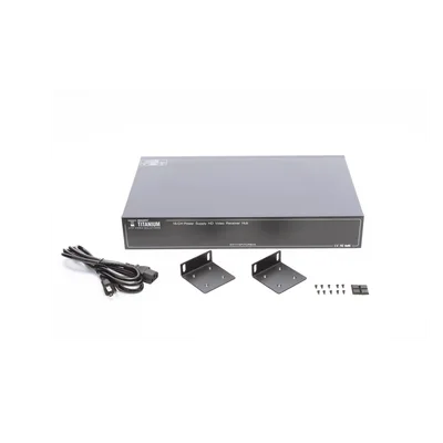 (SOLO RECEPTOR) TRANSCEPTOR ACTIVO DE 16 CANALES / VIDEO+PODER en un solo Cable UTP / 150 metros en 4K, 200 metros en 5 MP/ Envía 36 Vcc y Recibe 12 Vcc / TODO INCLUIDO PARA RACK / HD-TVI/CVI/AHD/CVBS