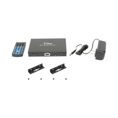 Switch Multiviewer HDMI / 4 Entradas a 1 Salida / 1080p @ 60Hz / Quad / Full Screen / Dual / Control Remoto