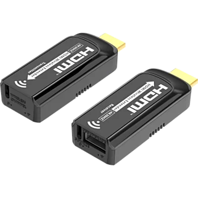 Extensor HDMI Inalámbrico / Ultra HD 4K @ 30 Hz / Alcance 20 m (65.6 ft) / Banda WiFi 5 GHz / Retardo 150-320 ms / Diseño Mini