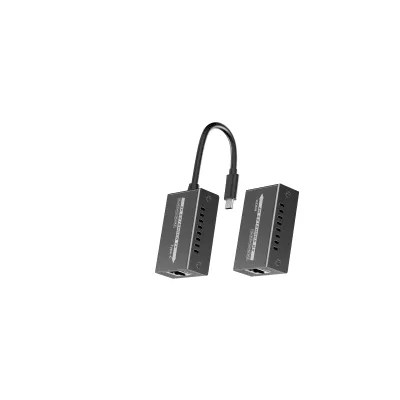 Extensor USB-C a HDMI / 4K 120 Hz / 18 Gbps / Alcance 60 m (196.9 ft) / HDR10 / HDCP 2.2 / Protección ESD ±8KV