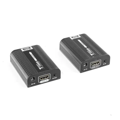 Kit Extensor HDMI para distancias de 30 metros / Resolución 4K x 2K@ 30 Hz/ Cat 6, 6a y 7 / HDCP2.2 / HDMI 2.0 / Soporta PCM, HDbitT / Soporta control remoto del equipo fuente.