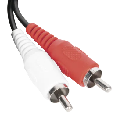 Cable RCA Macho a Macho / 1 m (3.28 ft) / Audio y Video HD / Conectores Codificados por Color / Baja Pérdida de Señal