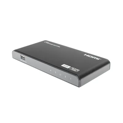 Divisor (Splitter) HDMI 4K de 1 Entrada a 4 Salidas (Simultaneas) / Soporta 4K×2K / Ajuste de resoluciones EDID / HDR / HDMI 2.0 / HDCP 2.2 / Permite mezclar pantallas en 4K y 1080P