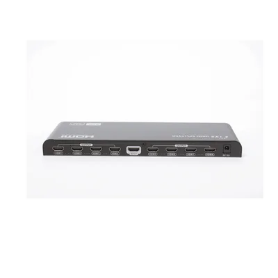 Splitter HDMI / 1 Entrada 8 Salidas Simultáneas / 4K×2K @ 60 Hz / HDR10 / Dolby Vision / 18 Gbps / 10 m (32.8 ft) / HDMI 2.0 / HDCP 2.2