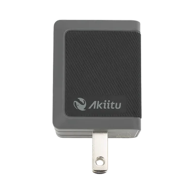 Cargador GaN III / 35W Total / USB-C PD 35W + USB-A 22.5W / Carga Simultánea / Enchufe Plegable / 6 Capas de Protección