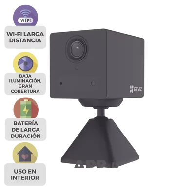 Cámara IP Wi-Fi / 2 Megapixel Full HD / Batería Recargable 2000 mAh / Audio Bidireccional / Visión Nocturna 5 m (16.4 ft) / Instalación Magnética