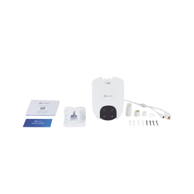 Camara PT WiFi / 2 Megapixel / Cobertura 360° / Detección humana / Seguimiento Inteligente / Sirena / Luz Parpadeante / Colores en Oscuridad / Micro SD / Audio de Dos Vías / Exterior Con Protección