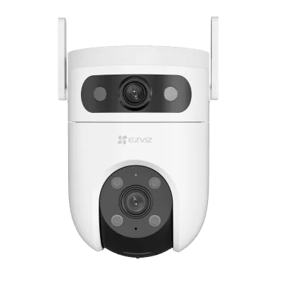 Cámara IP PT Exterior / Doble Lente 3K / Wi-Fi 6 + 4G LTE / Visión Nocturna Color 40 m (131.2 ft) / IR 30 m (98.4 ft) / IA Auto-Tracking / Audio Bidireccional