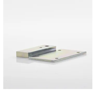 Herrajes con Placa y Montura Posterior / Alta Resistencia / Compatibilidad FAAC 400/422 / Anti-corrosión