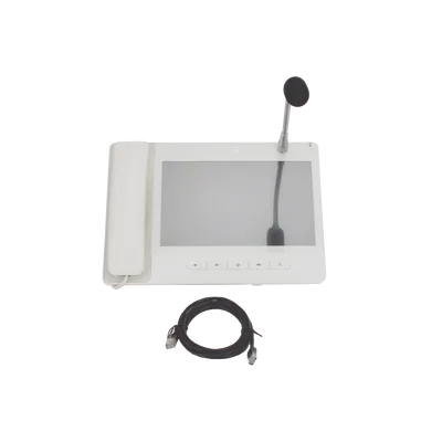 Teléfono IP Empresarial / 20 Líneas SIP / Pantalla Táctil 10.1' HD / Wi-Fi 5 / Bluetooth 4.2 / PoE / Multicast Voceo / Cámara Full HD / 116 Teclas DSS
