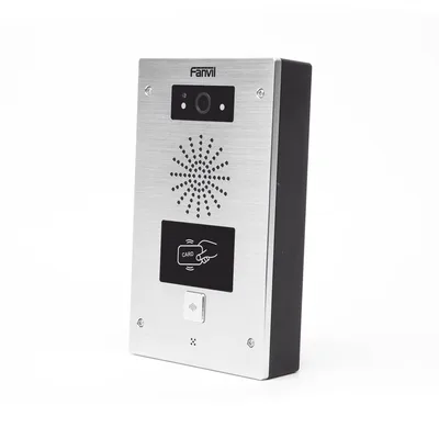 Video Portero IP / 2 Líneas SIP / Cámara HD 2MP / IR Nocturno / RFID / IP65 e IK10 / PoE 802.3af / Onvif / -40°C a 70°C